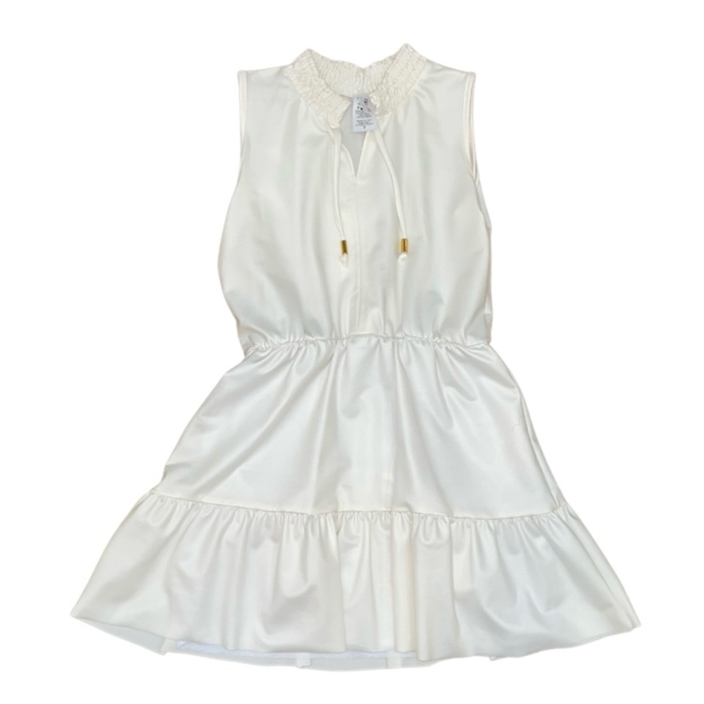 Girls' Faux Leather Dress